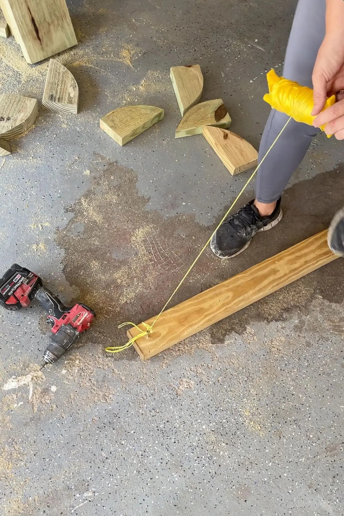 Creating an arch detail using string.